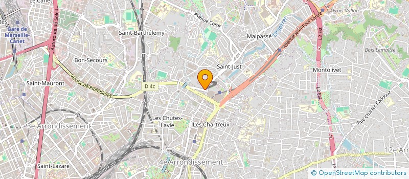 localisation de l'entreprise MONSIEUR DONART NUHA  MARSEILLE