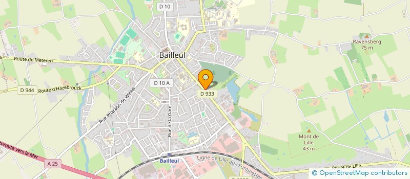 localisation de l'entreprise MONSIEUR DONAT BRICOUT à BAILLEUL