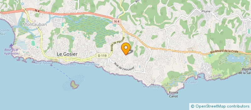 localisation de l'entreprise MONSIEUR DONATE COMMIN  LE GOSIER