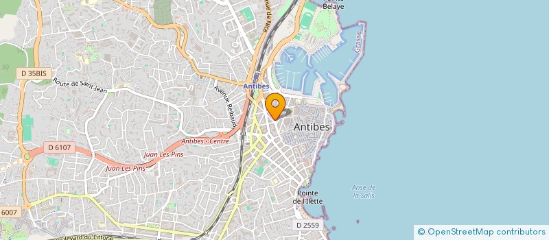 localisation de l'entreprise MONSIEUR DONATELLO BUSSACCHINI à ANTIBES