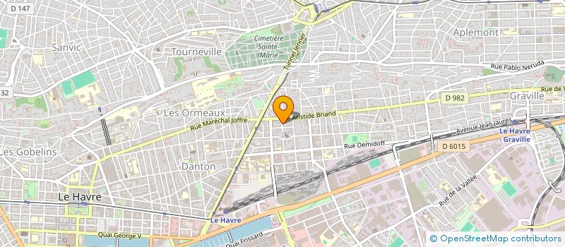 localisation de l'entreprise MONSIEUR DONATIEN ANSEAUME  LE HAVRE