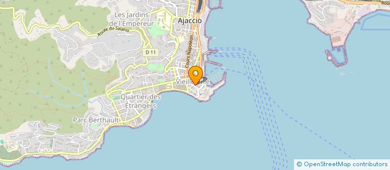 localisation de l'entreprise MONSIEUR DONATIEN BARTOLI à AJACCIO
