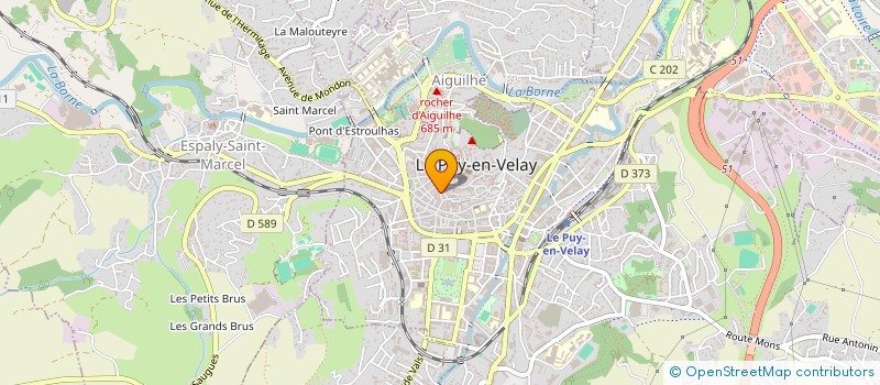 localisation de l'entreprise MONSIEUR DONATIEN BOUCHET à LE PUY-EN-VELAY
