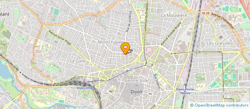 localisation de l'entreprise MONSIEUR DONATIEN CARETTI à DIJON