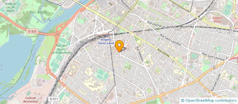 localisation de l'entreprise MONSIEUR DONATIEN CELLIER à ANGERS