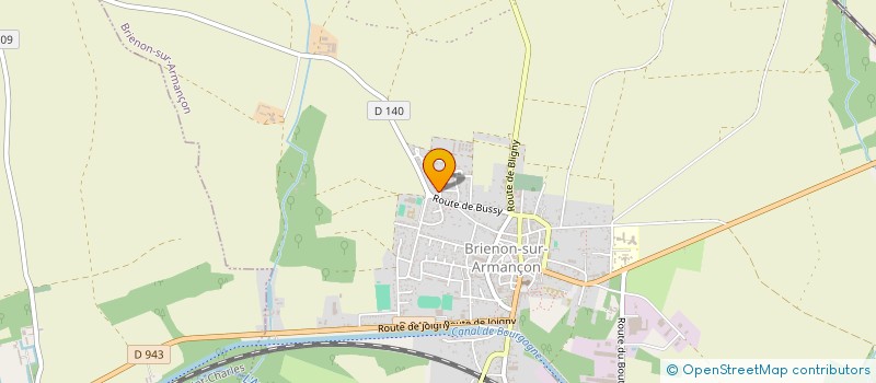 localisation de l'entreprise MONSIEUR DONATIEN COLAS  BRIENON-SUR-ARMANCON