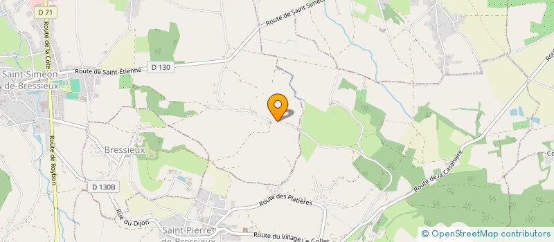 localisation de l'entreprise MONSIEUR DONATIEN GENEVEY  SAINT-SIMEON-DE-BRESSIEUX