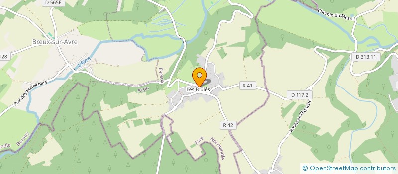 localisation de l'entreprise MONSIEUR DONATIEN GRANGERAY  ACON