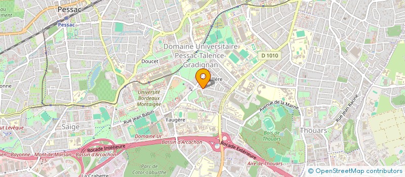localisation de l'entreprise MONSIEUR DONATIEN GUERRINI à PESSAC