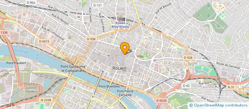 localisation de l'entreprise MONSIEUR DONATIEN HEUZE  ROUEN