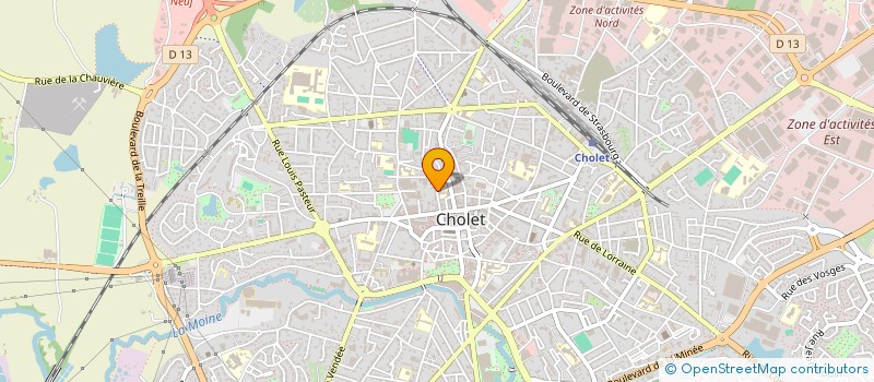 localisation de l'entreprise MONSIEUR DONATIEN JUMEL à CHOLET