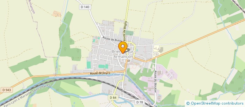 localisation de l'entreprise MONSIEUR DONATIEN JUVIGNY  BRIENON-SUR-ARMANCON