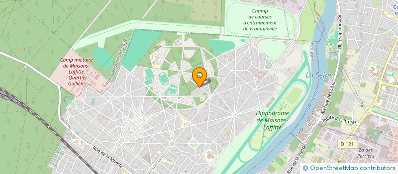 localisation de l'entreprise MONSIEUR DONATIEN KABBAS à MAISONS-LAFFITTE