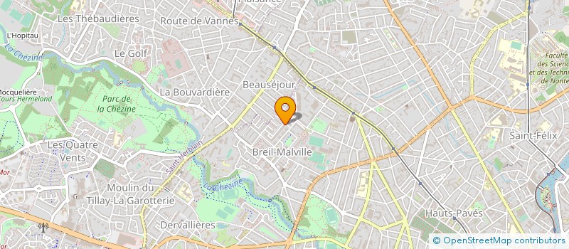 localisation de l'entreprise MONSIEUR DONATIEN KEIGNAN à NANTES