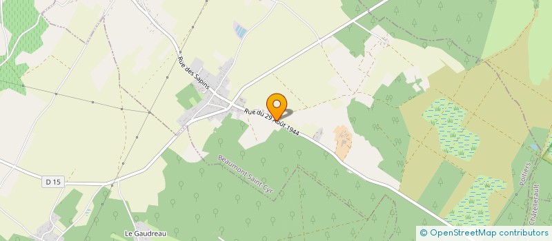 localisation de l'entreprise MONSIEUR DONATIEN LEVESQUE DU ROSTU  BEAUMONT SAINT-CYR