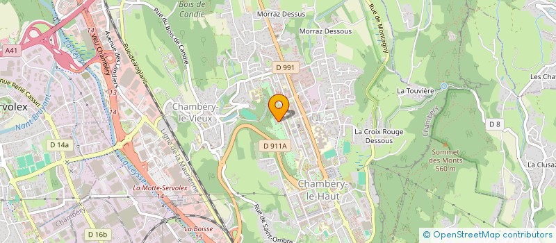 localisation de l'entreprise MONSIEUR DONATIEN MAGBUNDUKU à CHAMBERY