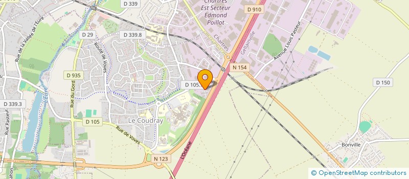 localisation de l'entreprise MONSIEUR DONATIEN MIOT à GELLAINVILLE