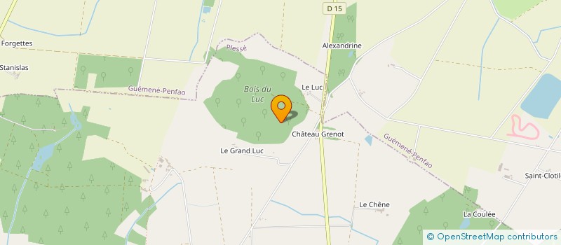 localisation de l'entreprise MONSIEUR DONATIEN OUTIN à PLESSE