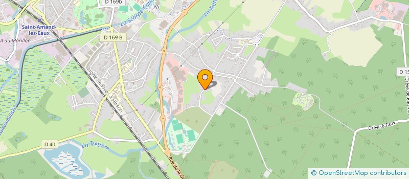 localisation de l'entreprise MONSIEUR DONATIEN PAUL  SAINT-AMAND-LES-EAUX