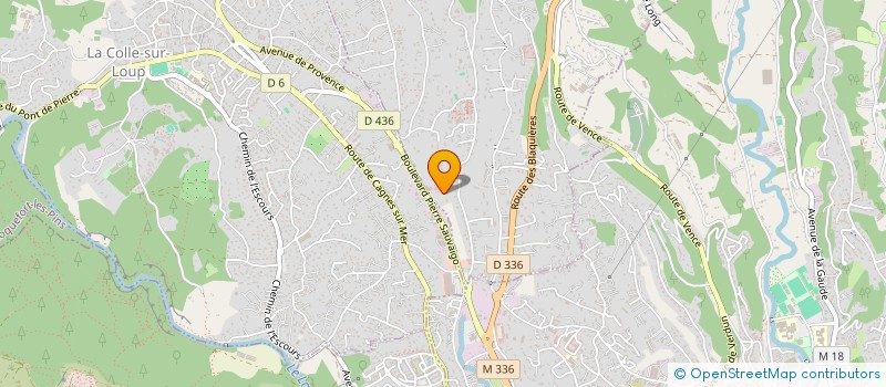 localisation de l'entreprise MONSIEUR DONATIEN SPINELLI à SAINT-PAUL-DE-VENCE
