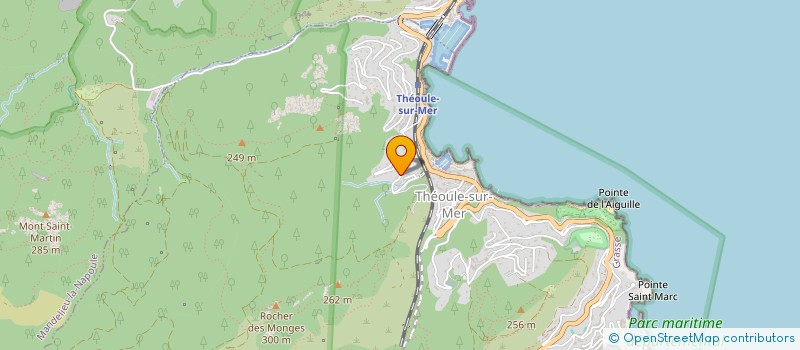localisation de l'entreprise MONSIEUR DONATIEN TWARDOWSKI  THEOULE-SUR-MER