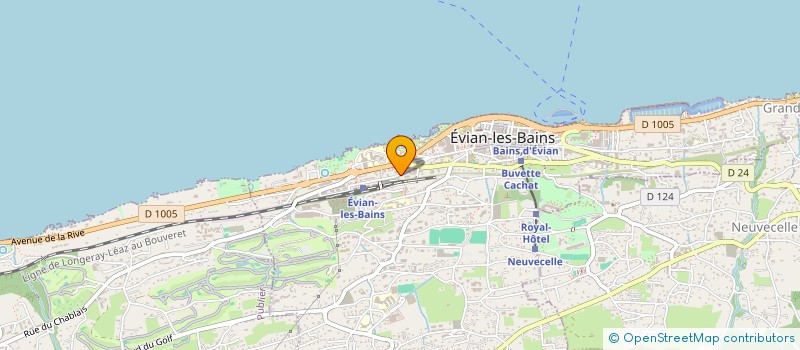 localisation de l'entreprise MONSIEUR DONATO DRIUSSI à EVIAN-LES-BAINS