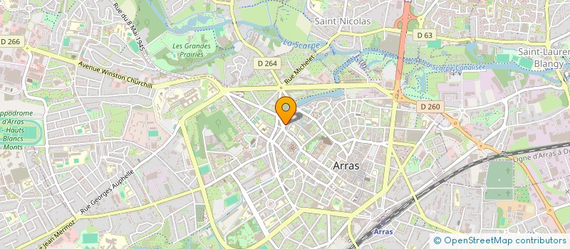 localisation de l'entreprise MONSIEUR DONATO FAGIOLINO à ARRAS
