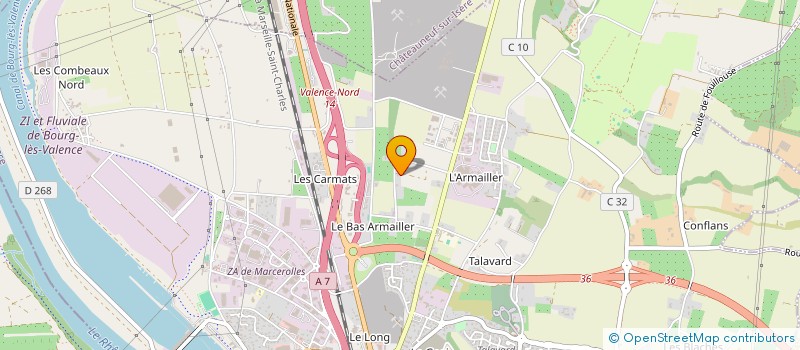 localisation de l'entreprise MONSIEUR DONATO FILOGRASSO  BOURG-LES-VALENCE