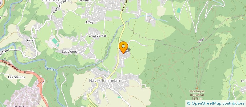 localisation de l'entreprise MONSIEUR DONATO FOGOLA  NAVES-PARMELAN