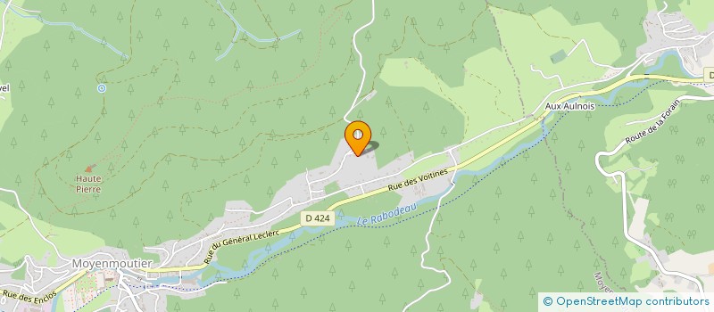 localisation de l'entreprise MONSIEUR DONATO GADDA  MOYENMOUTIER