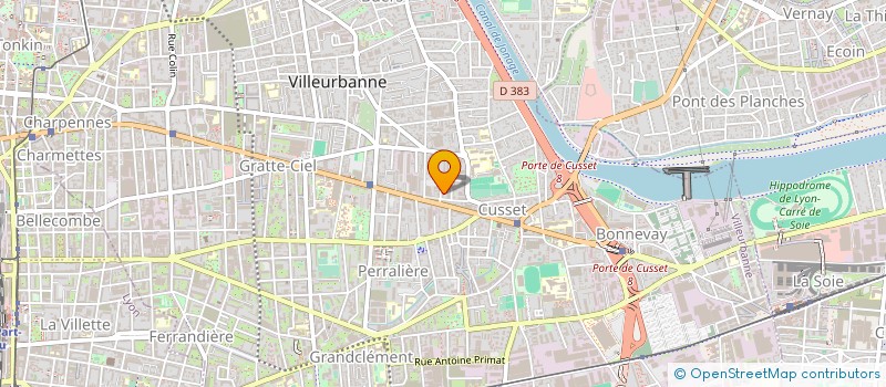 localisation de l'entreprise MONSIEUR DONATO GIOVE  VILLEURBANNE