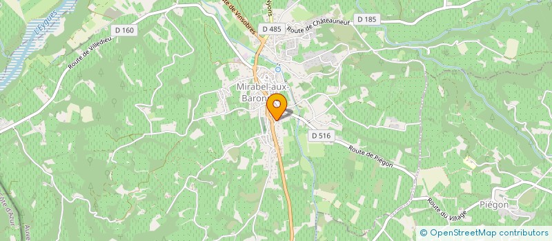 localisation de l'entreprise MONSIEUR DONATO MARZORATI  MIRABEL-AUX-BARONNIES