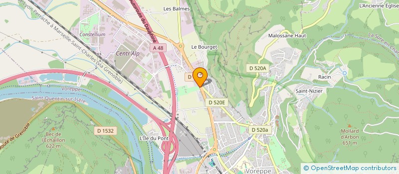 localisation de l'entreprise MONSIEUR DONATO PACCHIOLI  COUBLEVIE