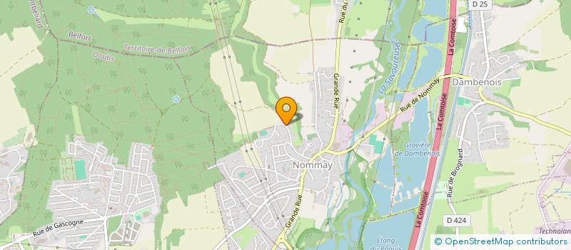 localisation de l'entreprise MONSIEUR DONATO PELLEGRINI  NOMMAY