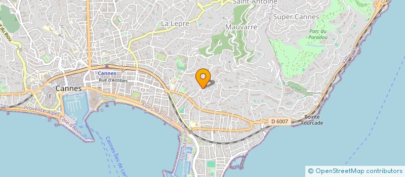 localisation de l'entreprise MONSIEUR DONATO ZACCARIA à CANNES