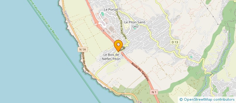 localisation de l'entreprise MONSIEUR DONAVAN FERARD  SAINT-LEU