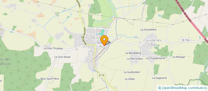 localisation de l'entreprise MONSIEUR DONAVAN TISSOT  LOIRE-AUTHION