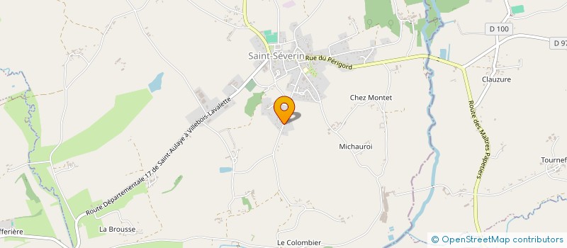 localisation de l'entreprise MONSIEUR DONAVON TERRY  SAINT-SEVERIN