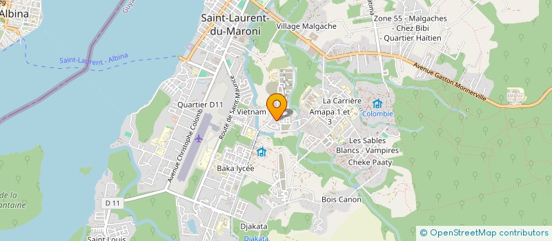 localisation de l'entreprise MONSIEUR DONEVER BANETI à SAINT-LAURENT-DU-MARONI