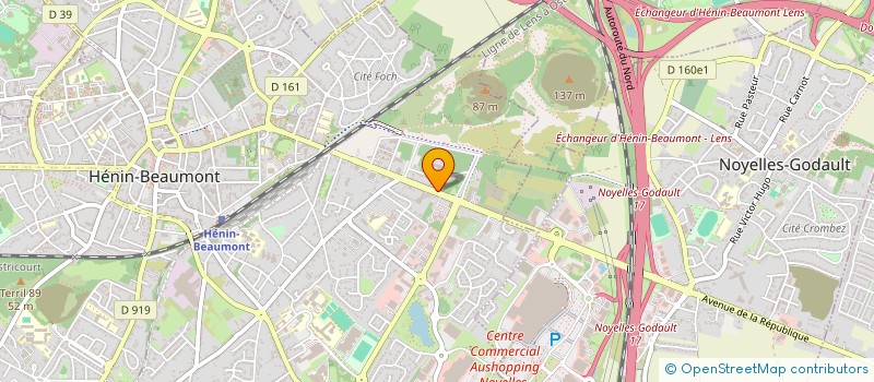 localisation de l'entreprise MONSIEUR DONGLIANG CHEN  HENIN-BEAUMONT