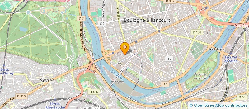 localisation de l'entreprise MONSIEUR DONGLIN HE  BOULOGNE-BILLANCOURT