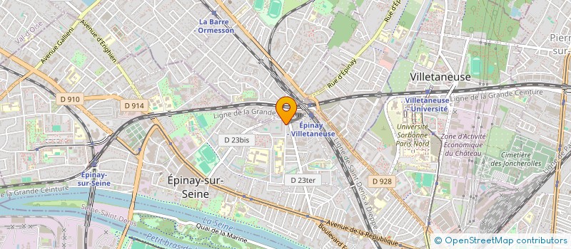 localisation de l'entreprise MONSIEUR DONICK LUC à EPINAY-SUR-SEINE