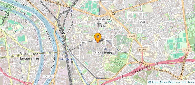 localisation de l'entreprise MONSIEUR DONIGNON FOFANA  SAINT-DENIS