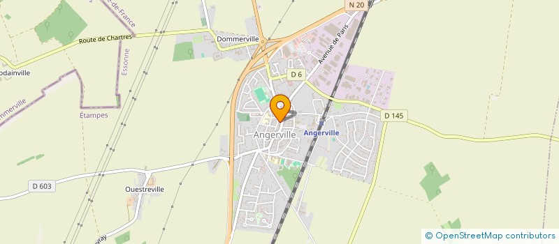 localisation de l'entreprise MONSIEUR DONIPHAN BARTOS  ANGERVILLE