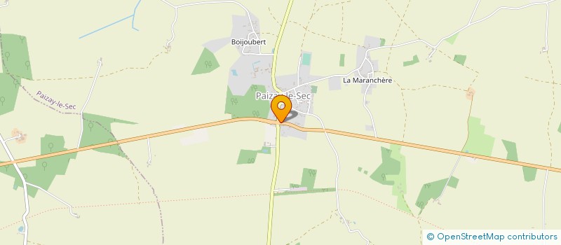 localisation de l'entreprise MONSIEUR DONIPHAN BERTHON  PAIZAY-LE-SEC