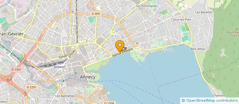 localisation de l'entreprise MONSIEUR DONNAT FEUILLADE  ANNECY