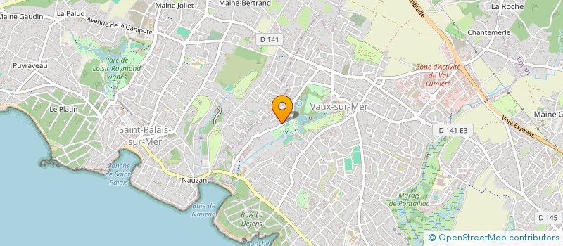 localisation de l'entreprise MONSIEUR DONNEL PUJO  VAUX-SUR-MER