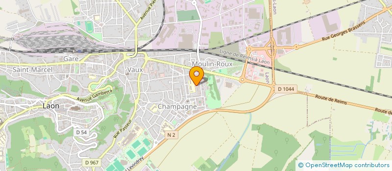 localisation de l'entreprise MONSIEUR DONNOVAN BORNIER à LAON
