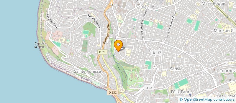 localisation de l'entreprise MONSIEUR DONOVAN BAKAI  LE HAVRE