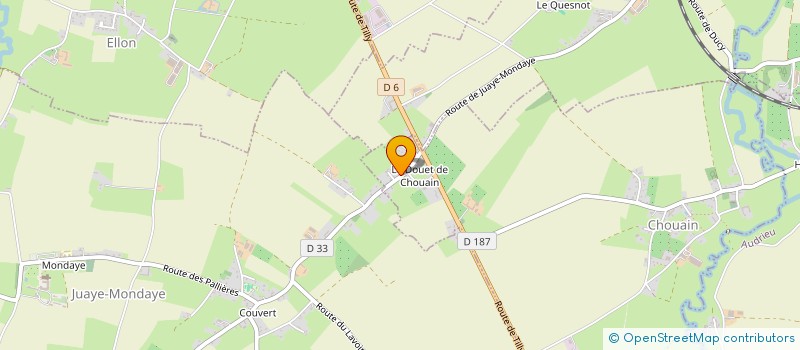 localisation de l'entreprise MONSIEUR DONOVAN BERTRAND  CHOUAIN